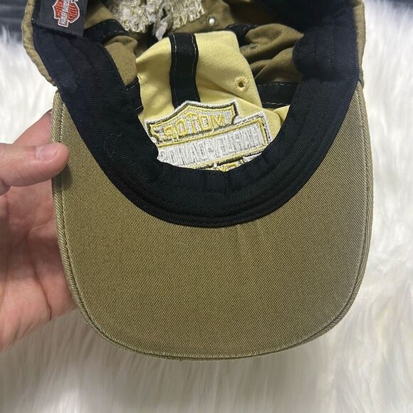 Harley Davidson Womens Baseball Cap Bejeweled Embroidered - Picture 7 of 11